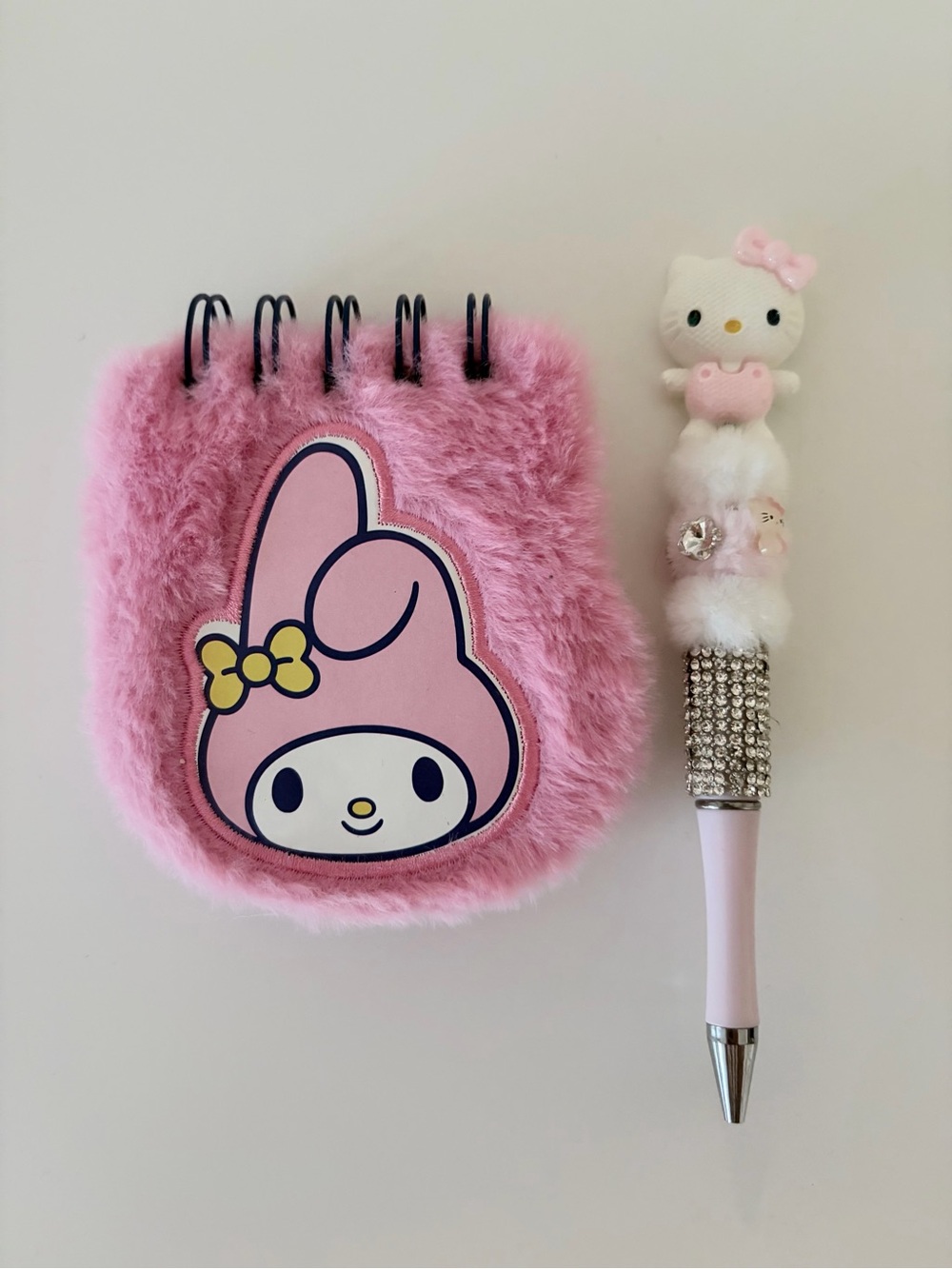 Hello Kitty Pen + My Melody notepad